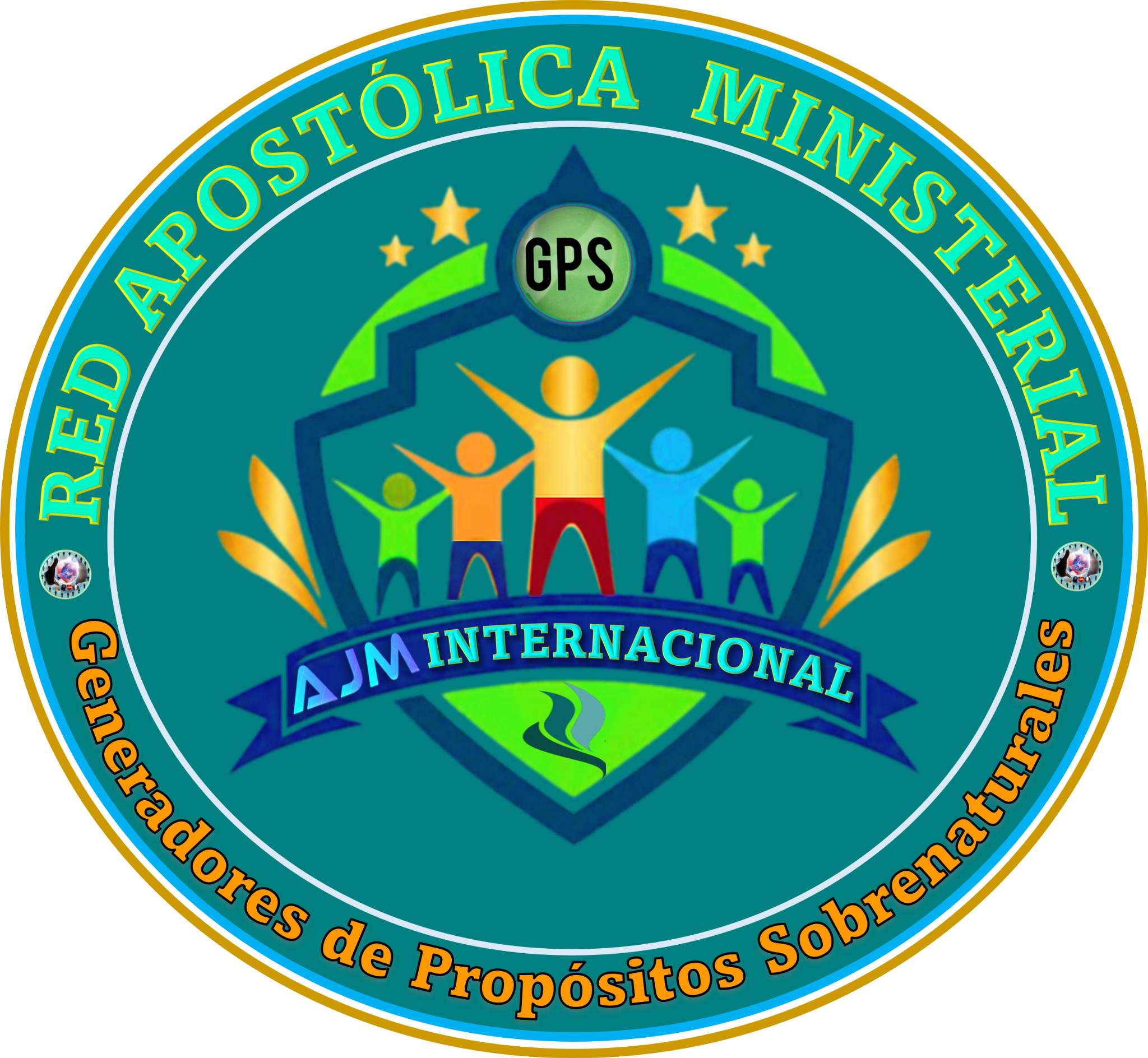 Official logo of the Apostolic Ministerial Network AJM International